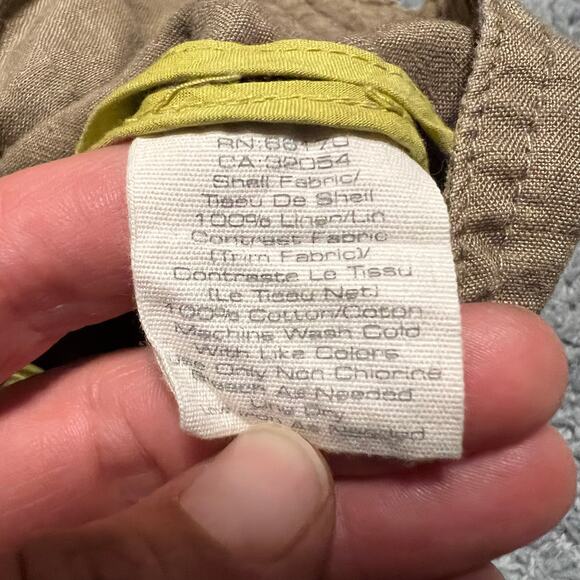 Anthropologie Hei Hei Bomber Jacket Womens 6 Small Linen Pleated Zip Military - Picture 9 of 9